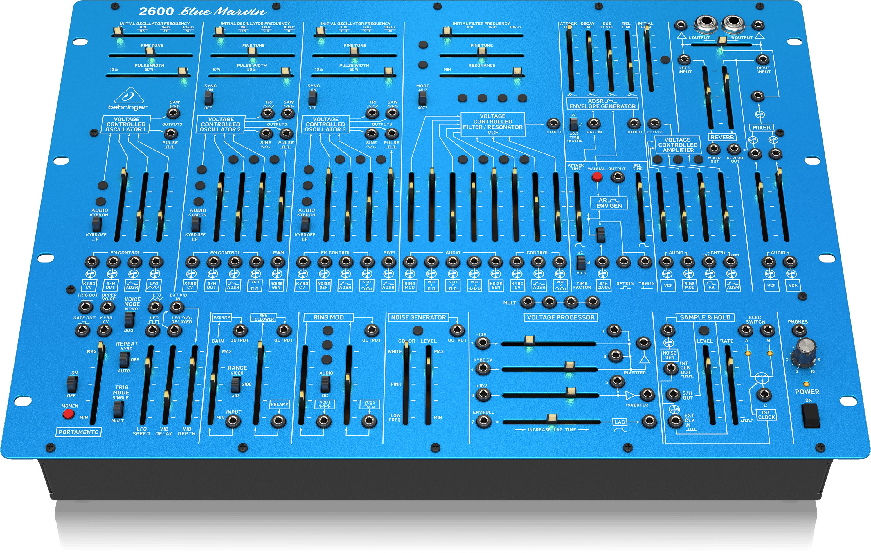 BEHRINGER【2600 BLUE MARVIN】 Behringer 2600 Blue Marvin Analog Synth - Andertons Music Co.